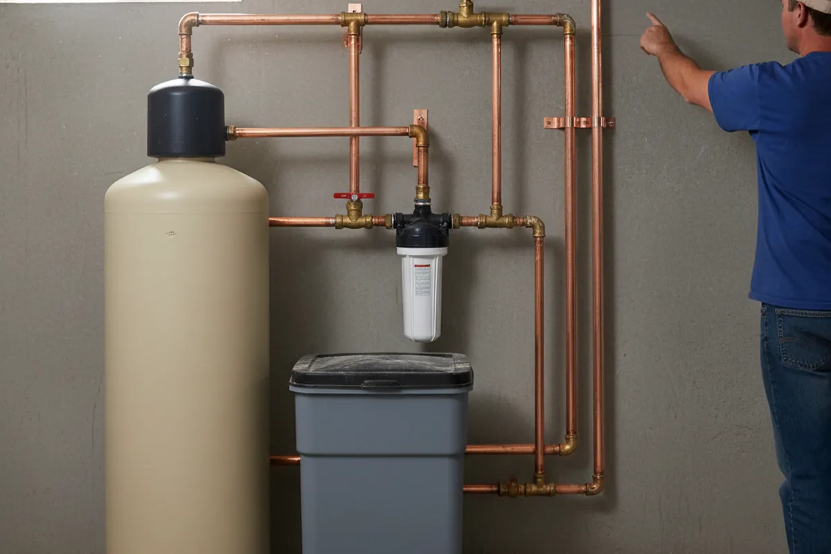 Whole-house water treatment system installed in Nakina